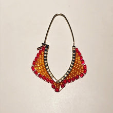 Load image into Gallery viewer, Fire Within Beaded Earrings
